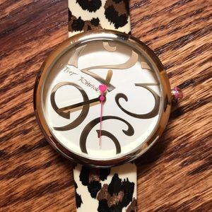 leopard print watch